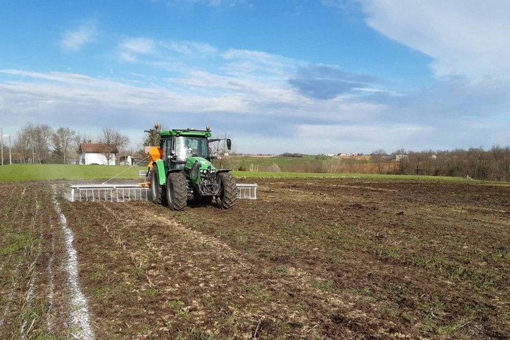 Kramer FISSORE korrel strooier kunstmest 1 tot 1.2 meter werkbreedte