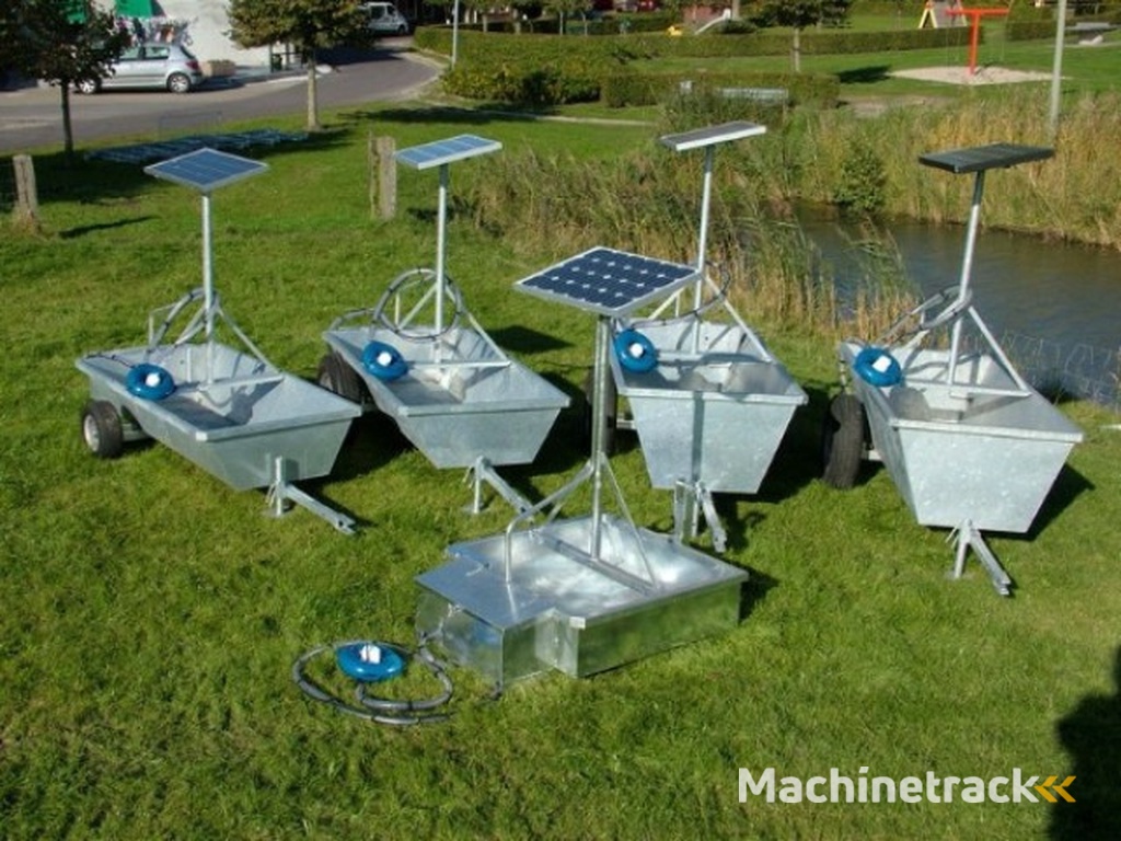 Waterbakken op zonne energie van 200 tot en met 90