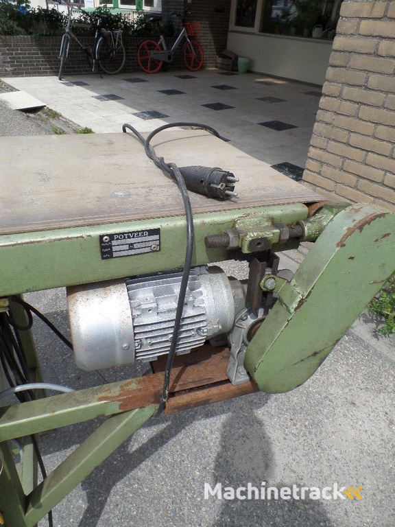 Potveer Potveer vlakke band 305 cm lang  met frequentie regelaar