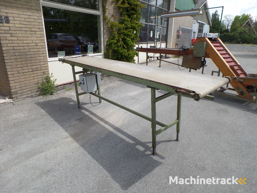 Potveer Potveer vlakke band 305 cm lang  met frequentie regelaar