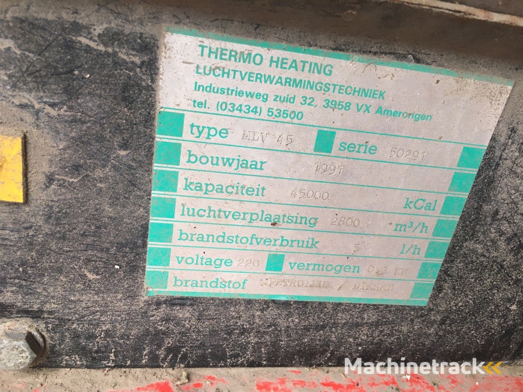 Thermo Heating MLV 45 diesel heater