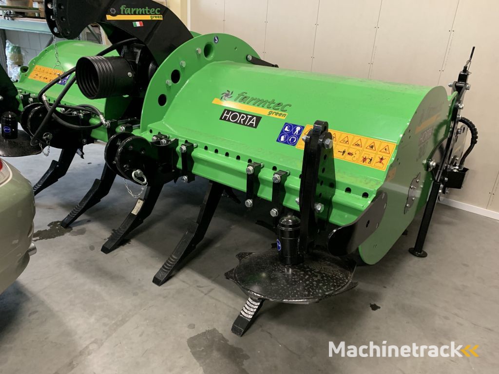 Diversen Farmtec roterende spitmachines nieuw en gebruikt