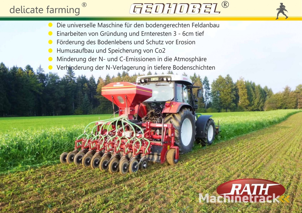 Grond bewerken / zaaien GEOHOBEL ondiep grond bewerken