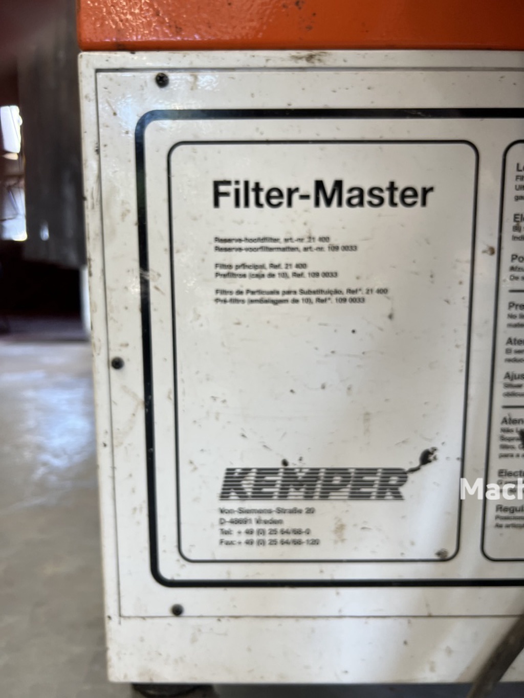 Mobiele afzuiginstallatie voor las en slijpwerkzaamheden