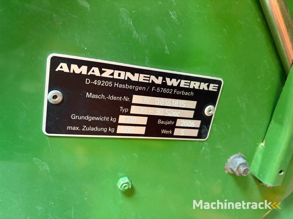 Amazone D9 30 spec