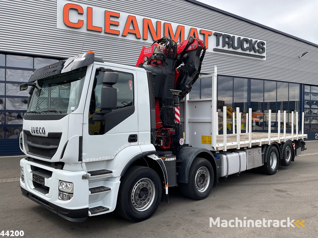 Iveco Stralis AD320S46Y Euro 6 Fassi 45 Tonmeter laadkraan + Fly-Jib