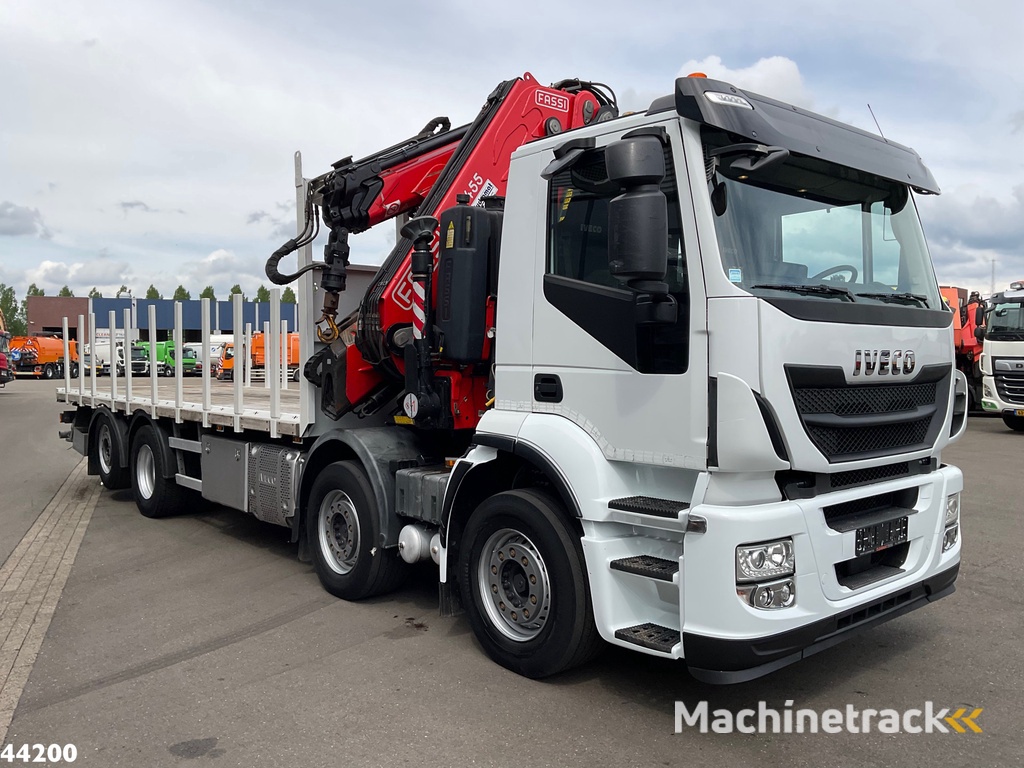 Iveco Stralis AD320S46Y Euro 6 Fassi 45 Tonmeter laadkraan + Fly-Jib