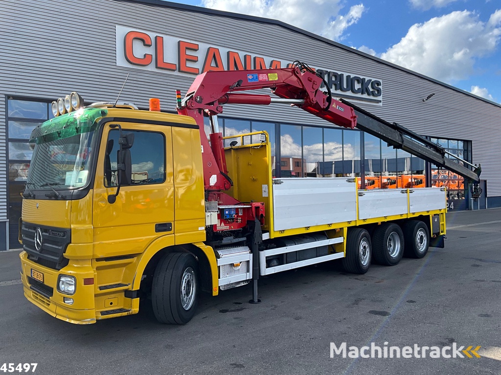 Mercedes-Benz Actros 3541 8x2 HMF 25 Tonmeter laadkraan