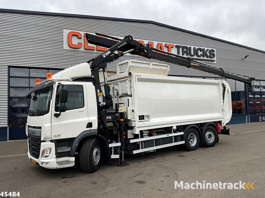 DAF FAN CF 290 Euro 6 Hiab 21 Tonmeter laadkraan