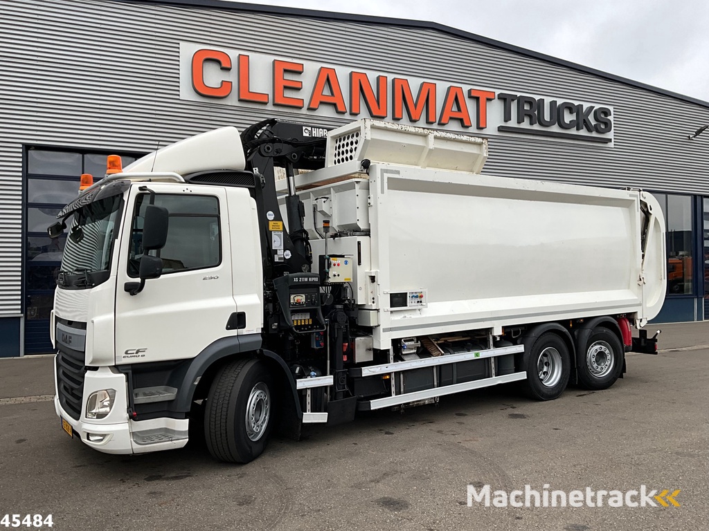 DAF FAN CF 290 Euro 6 Hiab 21 Tonmeter laadkraan
