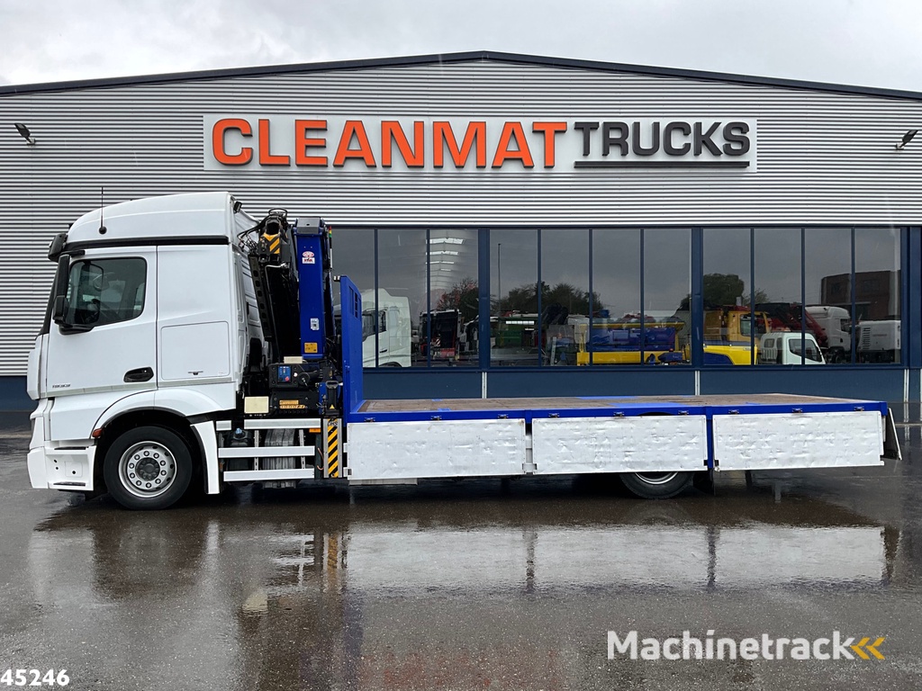 Mercedes-Benz Actros 1833 Euro 6 HMF 21 Tonmeter laadkraan
