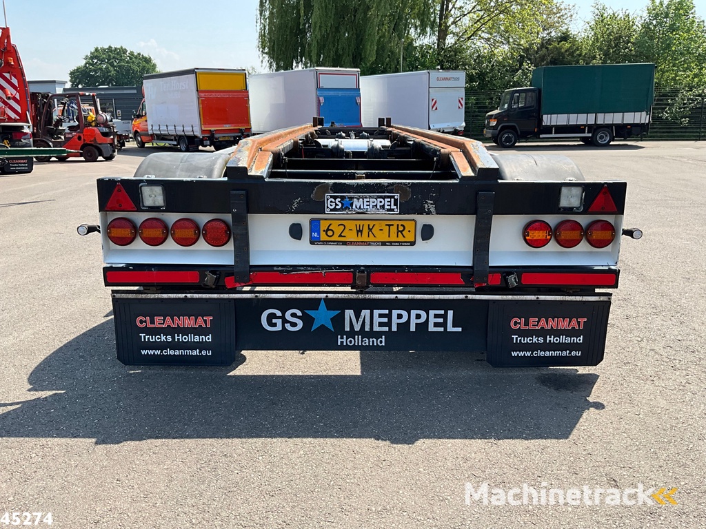GS Meppel 2-assige container aanhangwagen