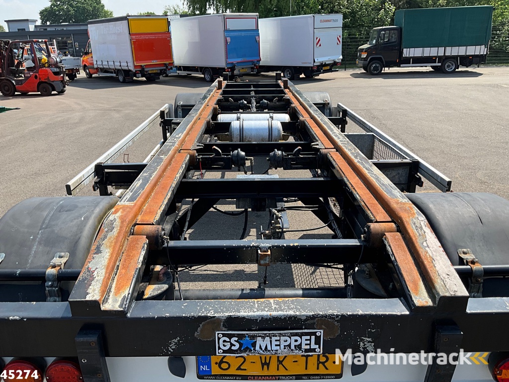 GS Meppel 2-assige container aanhangwagen