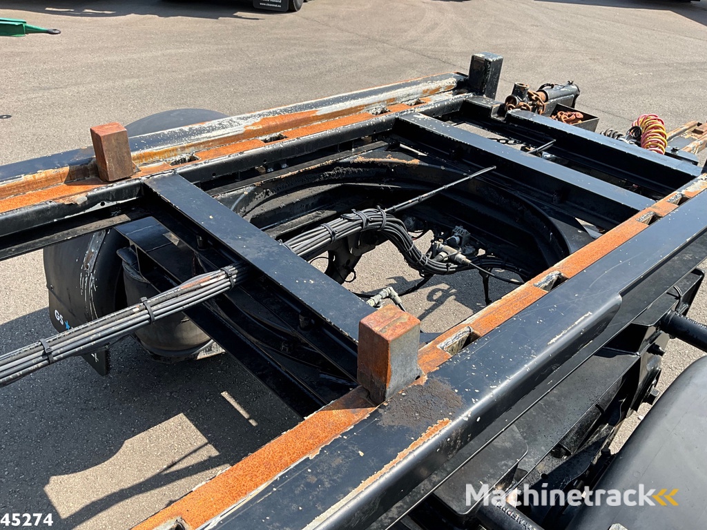 GS Meppel 2-assige container aanhangwagen