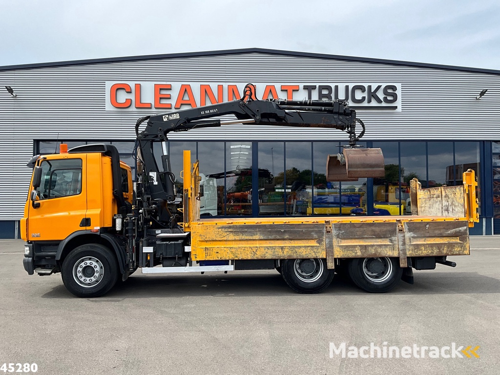 DAF FAT 75 CF 340 6x4 Manual Full steel Hiab 16 Tonmeter laadkraan