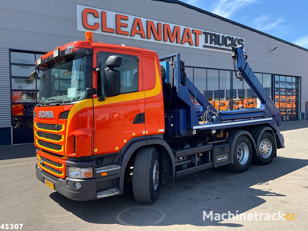 Scania G 440 6x2 Meiller 16 Tons portaalarmsysteem