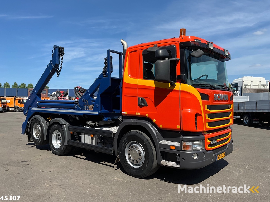 Scania G 440 6x2 Meiller 16 Tons portaalarmsysteem