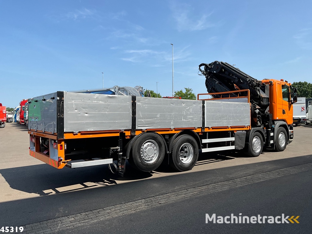 Scania G 450 Euro 6 HMF 60 Tonmeter laadkraan + Fly-Jib