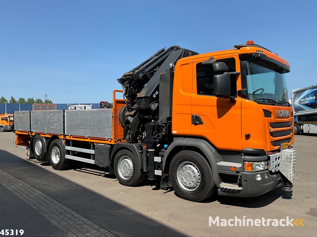 Scania G 450 Euro 6 HMF 60 Tonmeter laadkraan + Fly-Jib