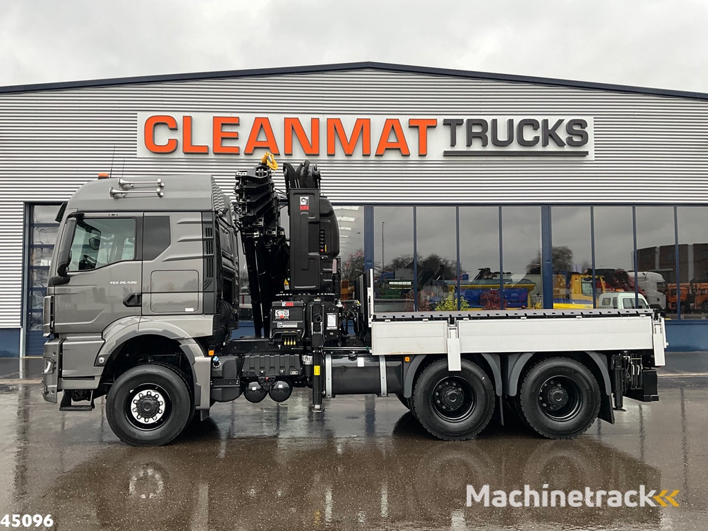 MAN TGS 26.520 Euro 6 6x6 Hiab 54 Tonmeter laadkraan NEW AND UNUSED!