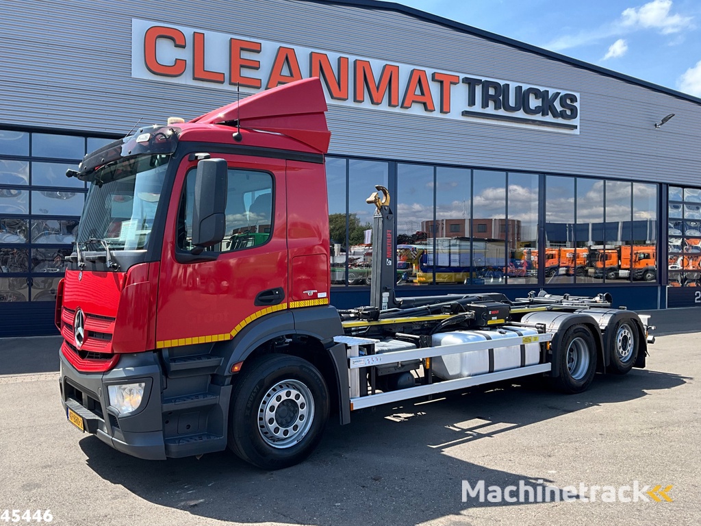Mercedes-Benz Antos 2543 Euro 6 Multilift 26 Ton haakarmsysteem