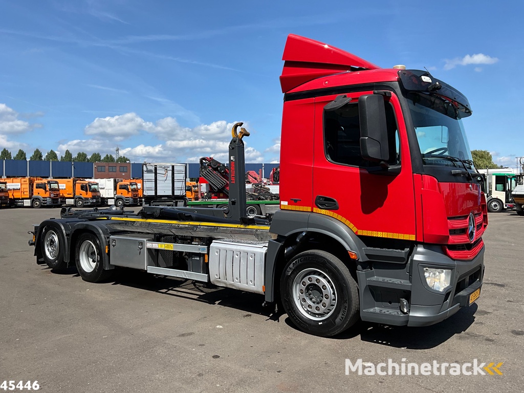 Mercedes-Benz Antos 2543 Euro 6 Multilift 26 Ton haakarmsysteem