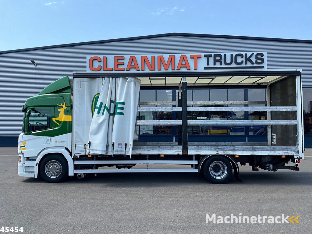 Scania P 280 Euro 6 Schuifzeil DHollandia 4 Ton laadklep Machine transport!