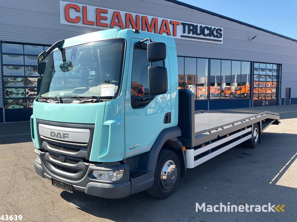 DAF LF 180 Euro 6 Autotransporter met oprijplaten Just 136.604 km!