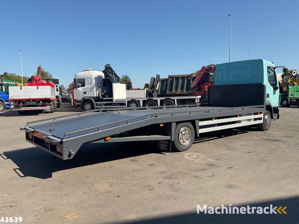 DAF LF 180 Euro 6 Autotransporter met oprijplaten Just 136.604 km!