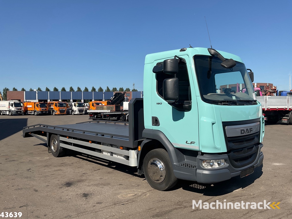 DAF LF 180 Euro 6 Autotransporter met oprijplaten Just 136.604 km!