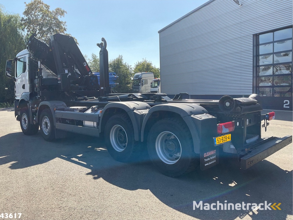 Man TGS 32.470 8x4 Euro 6 Hiab 22 Tonmeter laadkraan Just 68.765 Km!