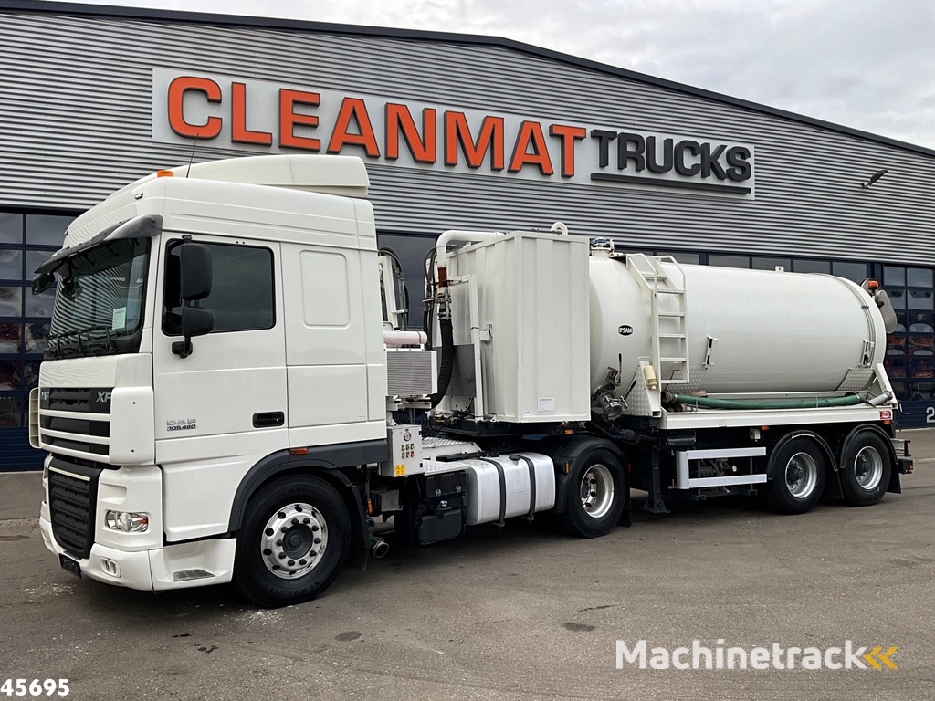 DAF FT 105 XF 460 Just 196.550 km + IPSAM 18m³ Combi oplegger