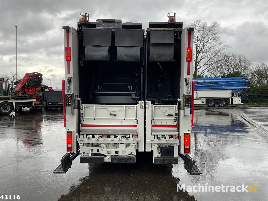 Volvo FE 350 Euro 6 NORBA MF 300 22m³, 2 compartimenten