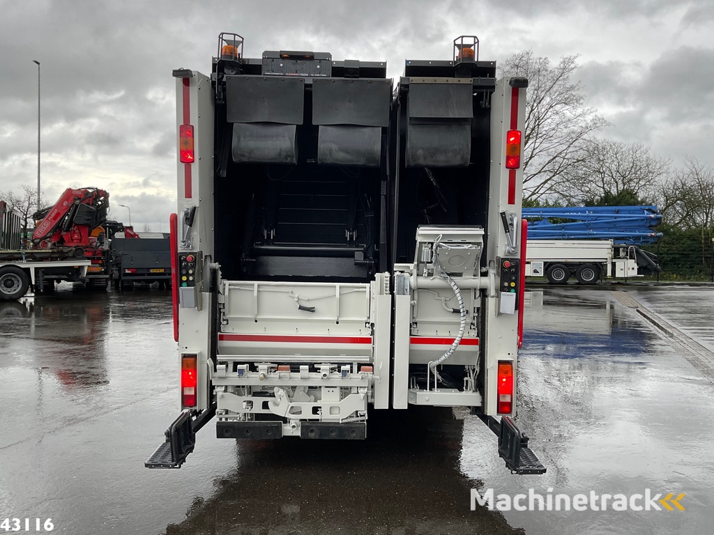 Volvo FE 350 Euro 6 NORBA MF 300 22m³, 2 compartimenten