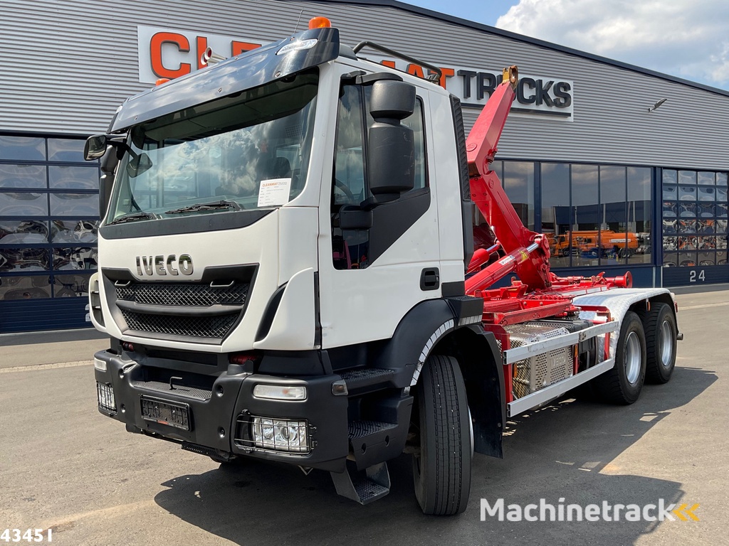 Iveco AD260T 6x4 Euro 6 AJK 20 haakarmsysteem