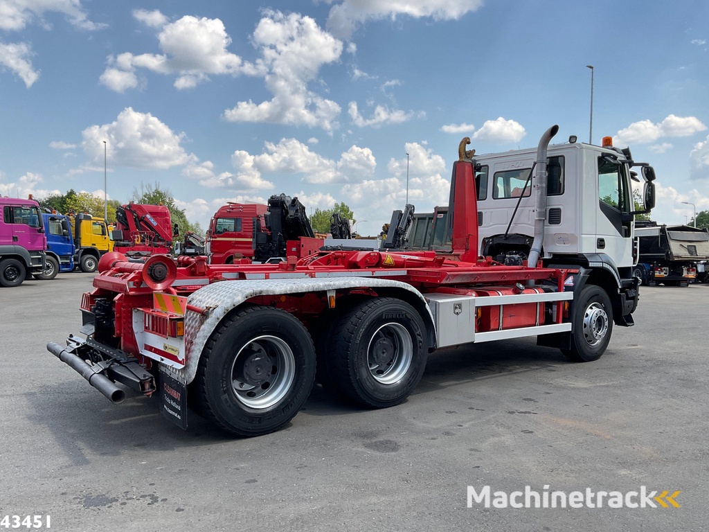 Iveco AD260T 6x4 Euro 6 AJK 20 haakarmsysteem