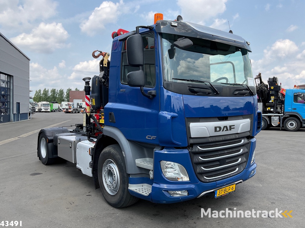 DAF FT CF 370 Euro 6 Fassi 15 Tonmeter laadkraan