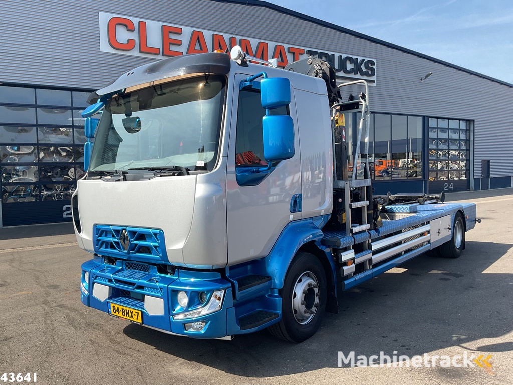 Renault D 240 Euro 6 HMF 10 Tonmeter laadkraan Just 66.850 km!