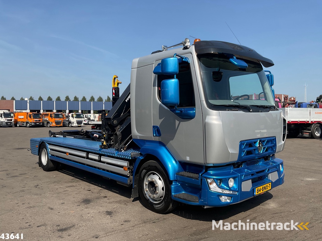 Renault D 240 Euro 6 HMF 10 Tonmeter laadkraan Just 66.850 km!