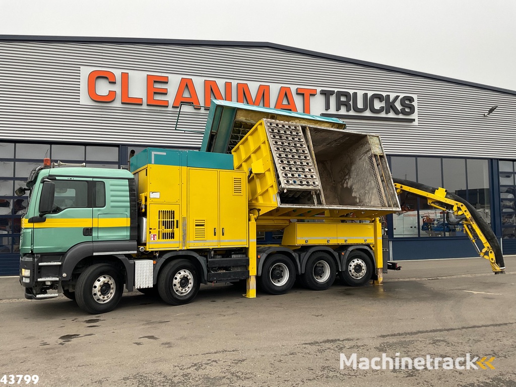 Man TGS 35.480 10x4  RSP Tridem Saugbagger 10m³