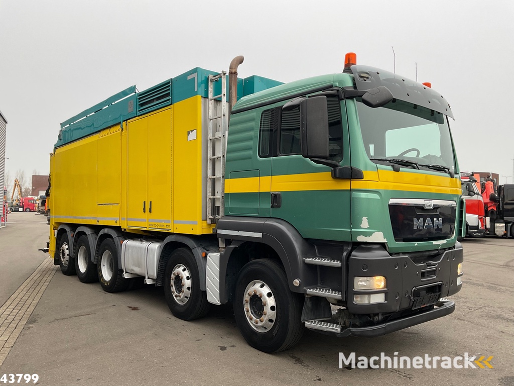 Man TGS 35.480 10x4  RSP Tridem Saugbagger 10m³