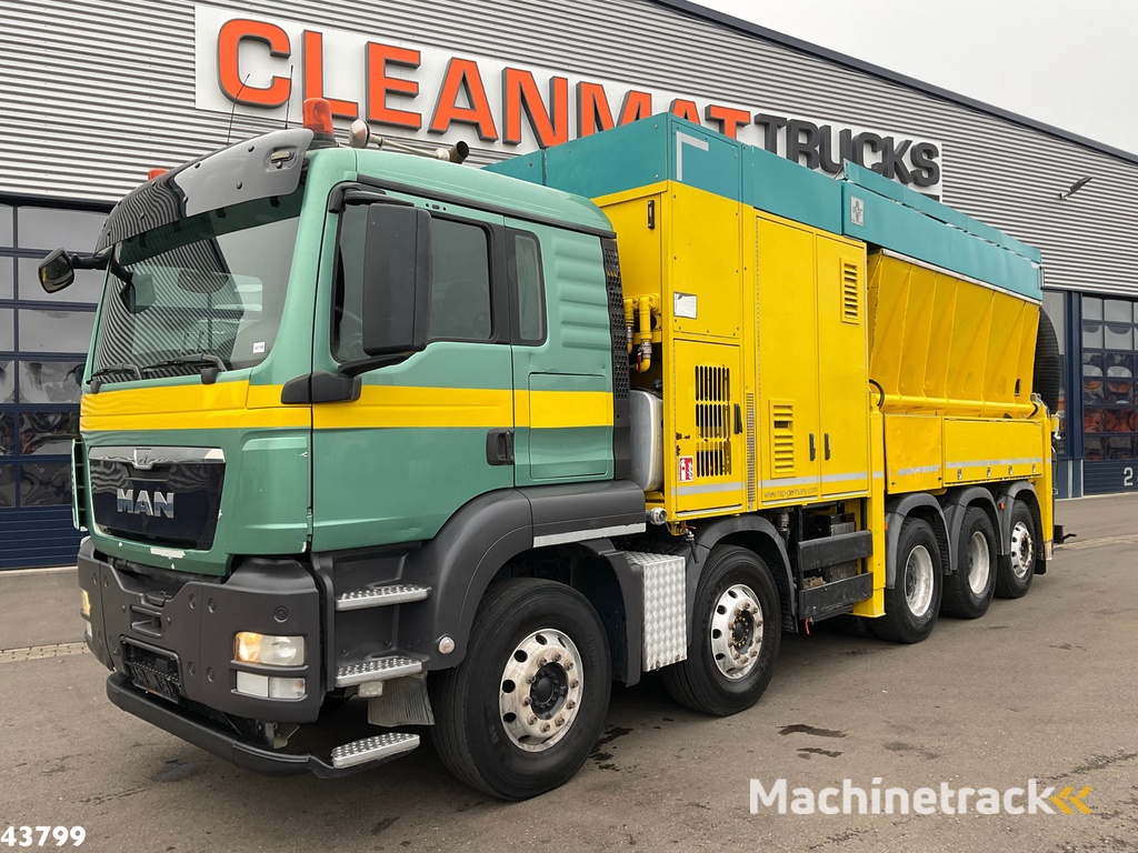 Man TGS 35.480 10x4  RSP Tridem Saugbagger 10m³