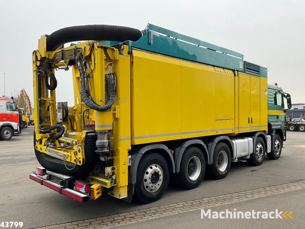 Man TGS 35.480 10x4  RSP Tridem Saugbagger 10m³