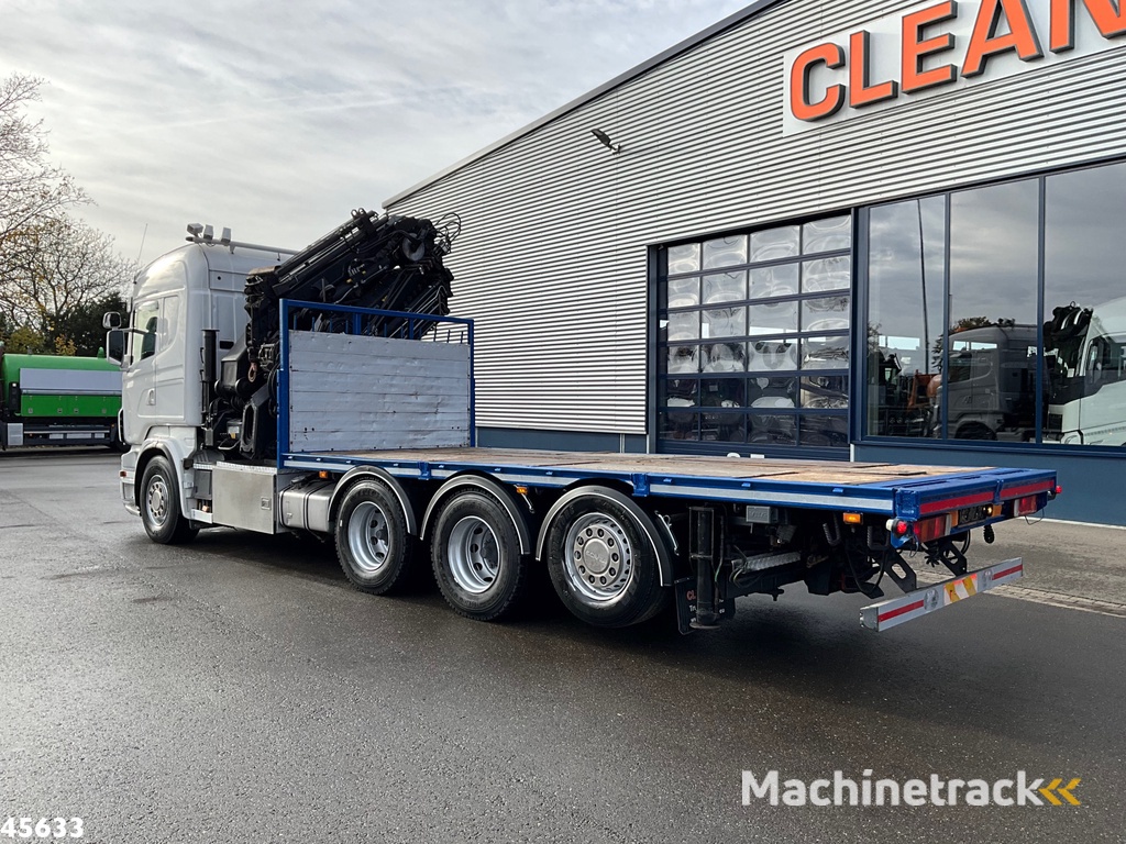 Scania R 560 V8 8x4 Retarder Hiab 47 Tonmeter laadkraan + Fly-Jib!