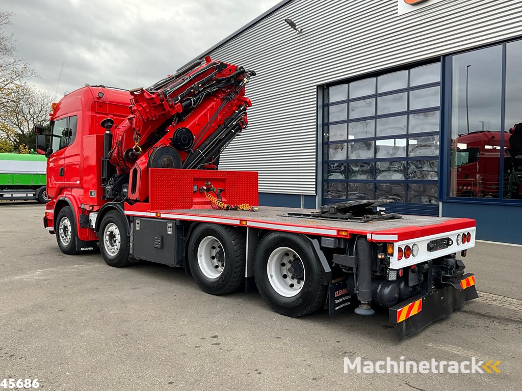 Scania R620 V8 8x4 Hiab 105 Ton/meter laadkraan + Fly-Jib!