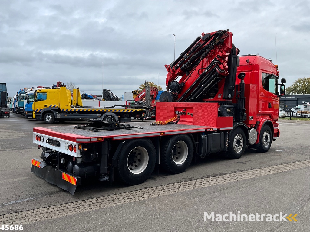 Scania R620 V8 8x4 Hiab 105 Ton/meter laadkraan + Fly-Jib!