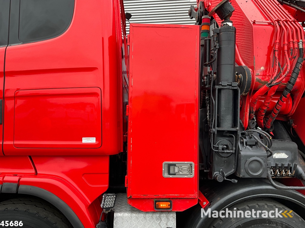 Scania R620 V8 8x4 Hiab 105 Ton/meter laadkraan + Fly-Jib!