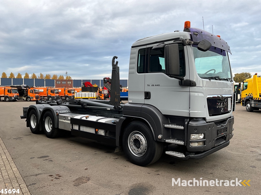 Man TGS 26.440 6x4 ZF Intarder Manual 26 Ton haakarmsysteem