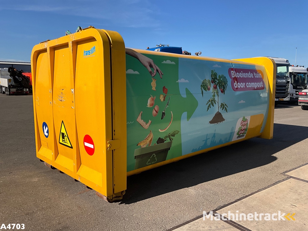 Translift 20m³ zijlader container