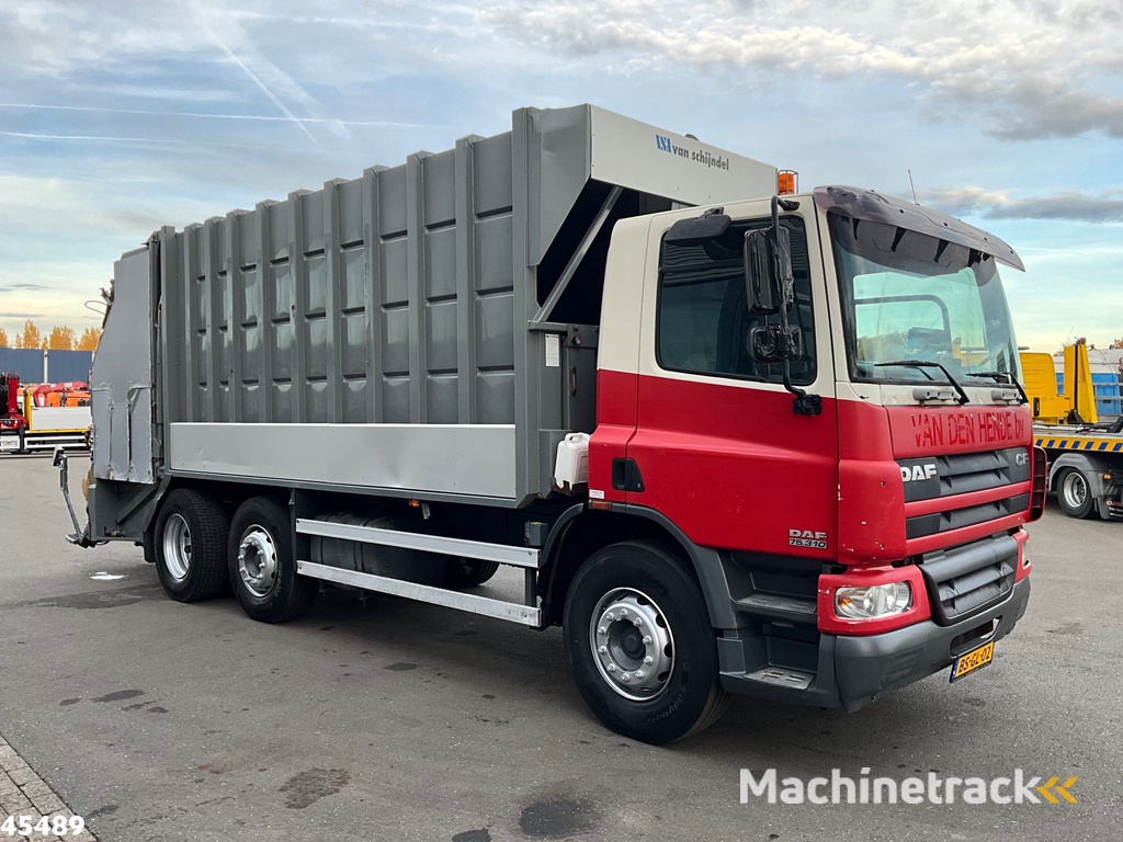 DAF FAG 75 CF 310 Manual gearbox Geesink / van Schijndel 22m³